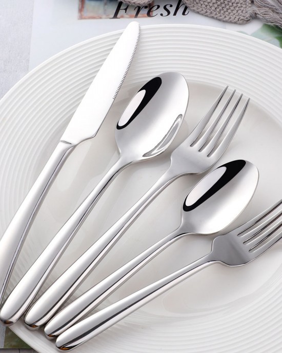 Luxury Fancy Stainless Steel 410 Silverware Gold Dinner Knife Spoon Fork Set Cuttlery Cutlery Set Wholesale