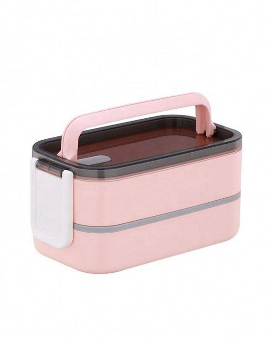 Layers Rectangular Leakproof Heatable Stainless Steel Food Storage Container Plastic Kids Bento Box Lunch Box