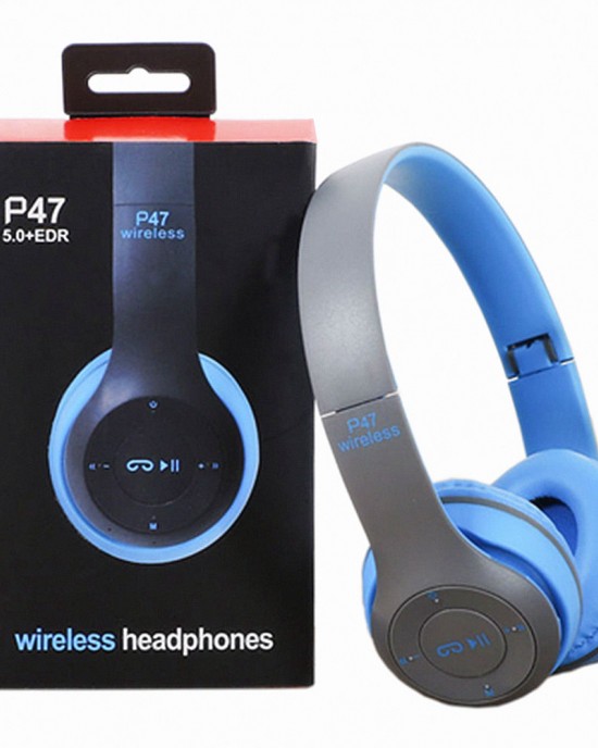 Headphones Wireless Blue Tooth P47 Earphone Foldable Headset for Mobile Phone or Computer Audifonos AUX Line TF Card