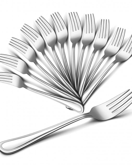 Dishwasher Safe Table Fork Stainless Steel Dinner Fork Silverware Spoon Knife Flatware Sets