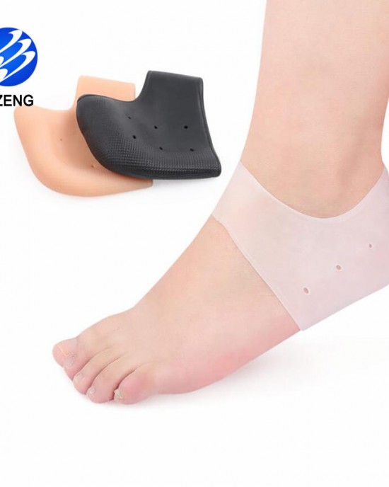 Lizeng Factory Gel Heel Spurs Cushion Pressure Relief Insole Gel Heel Socks For Plantar Fasciitis