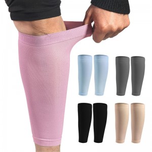 Customized Logo OEM ODM Leg Sleeve Running Sports Socks Shin Splint Outdoor Exercise Calf Compression Sleeve