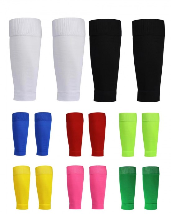 Wholesale 2pcs Pack Pro Soccer Leg Sleeves Socks Compression for Calf Sports Socks Knee Sleeves Compression Sleeves