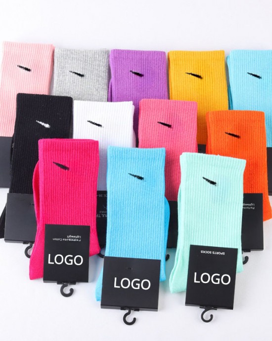 Wholesale Top Quality NK Socks Professional Sporty Cotton Socks Custom logo Branded Men's Socks