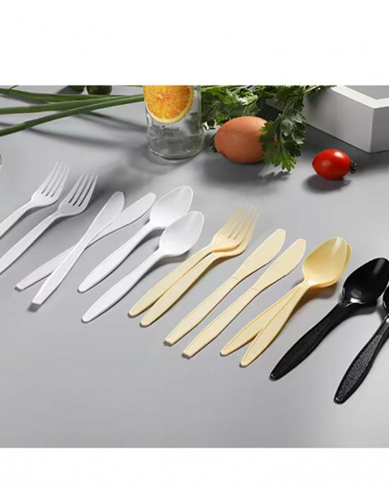 Wholesale Disposable Takeaway Packaging Knife Forks Spoon Sets Cutlery Set