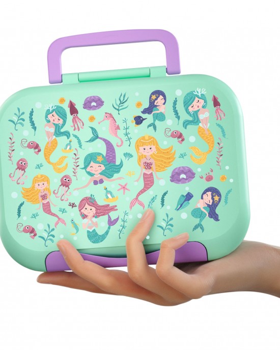 New Design Custom Leakproof 3 Compartments Lunch Box Portable Bento Lunch Box For Kids Bpa Free