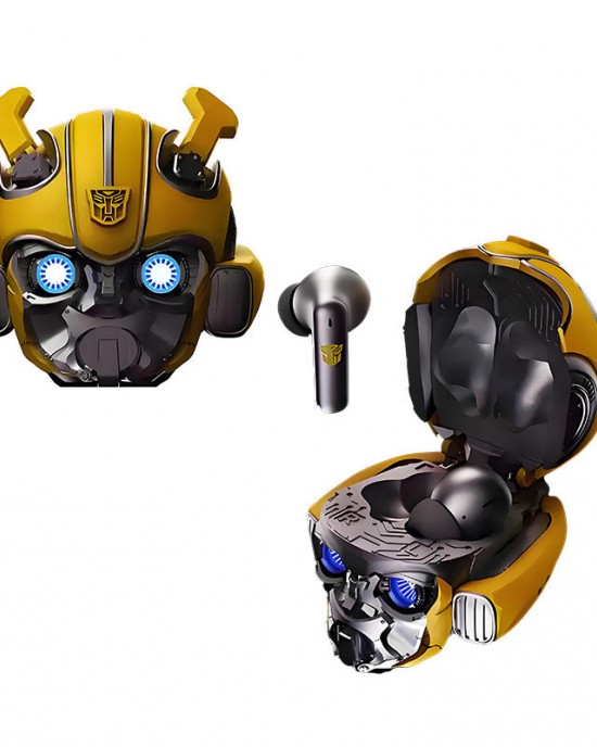 Transformers Bumblebee H1 Headphones High Quality Alloy Earphones Bluetooth Wireless Noise Cancelling Headset Decompression Toys