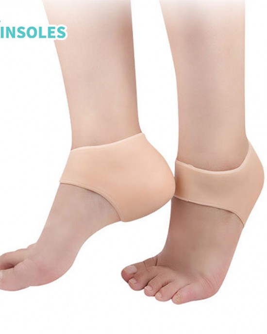 99insoles Silicon Padded Socks Heel Protector Medical Insole Heel Cushion Pads Shoe Inserts Silicone Sock Foot Care