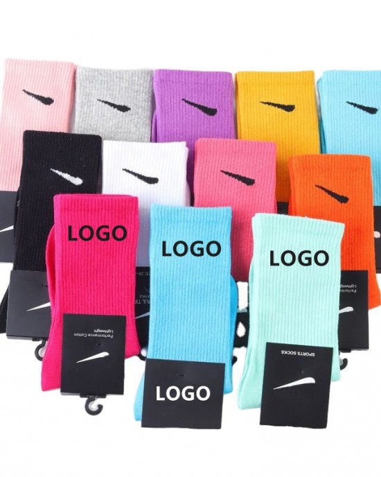 Manufacturer Designer Newest High Quality Gym Professional Sporty Cotton Socks Custom Logo Branded Men's Sport Socks