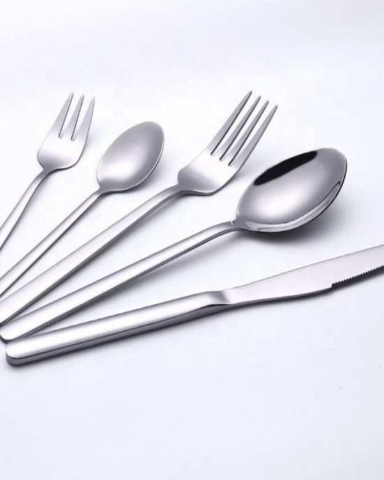 High Quality Camping Stainless Steel Wedding Cutlery Sets Luxury Fancy Spoon Fork Knife Flatware Sets