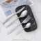 Banquet Restaurant Stainless Steel Cutlery Set Knife and Fork Spoon Set Kitchen Utensil Travel Flatware Set