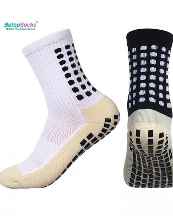 Comfortable Anti Slip and Slip Soccer Football Sports Custom Calcetas Medias Antideslizantes Futbol Grip Soccer Socks Men