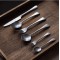 Cutlery Set Retro Tableware Stainless Steel Dessert Spoon Silverware Dinnerware Set Kitchen Utensil Knife Fork Spoon