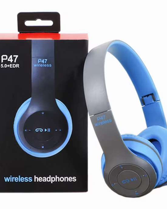 Fashion P47 Wireless Headphones Cheap Gamer Gaming Wireless Headsets bt Stereo Hifi Earphone With TF Card Fone P47