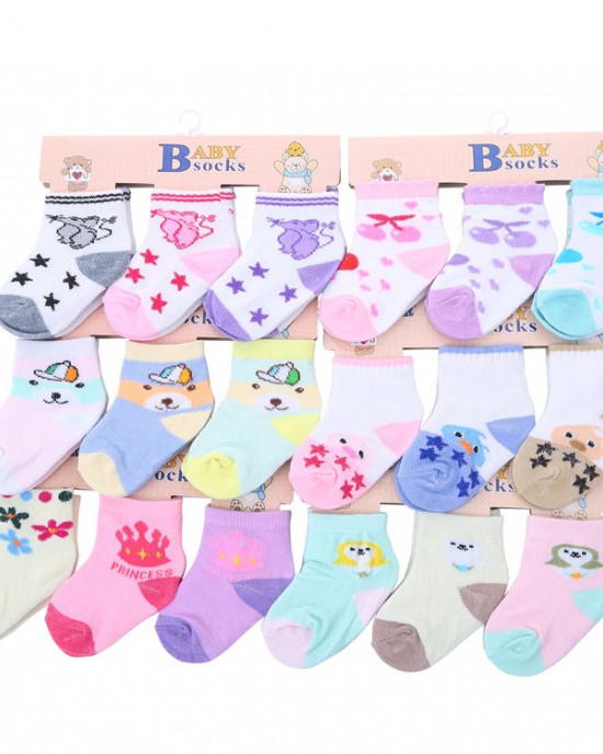 Wholesale Fancy Soft Infant Baby Girl Socks