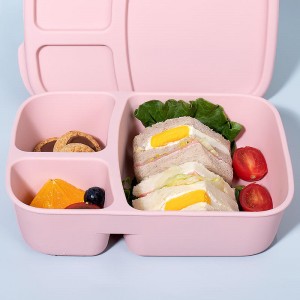 Wholesale Bpa Free Silicone Food Storage Containers Leak-proof Lunch Box Bento Reusable Lunch Box Container